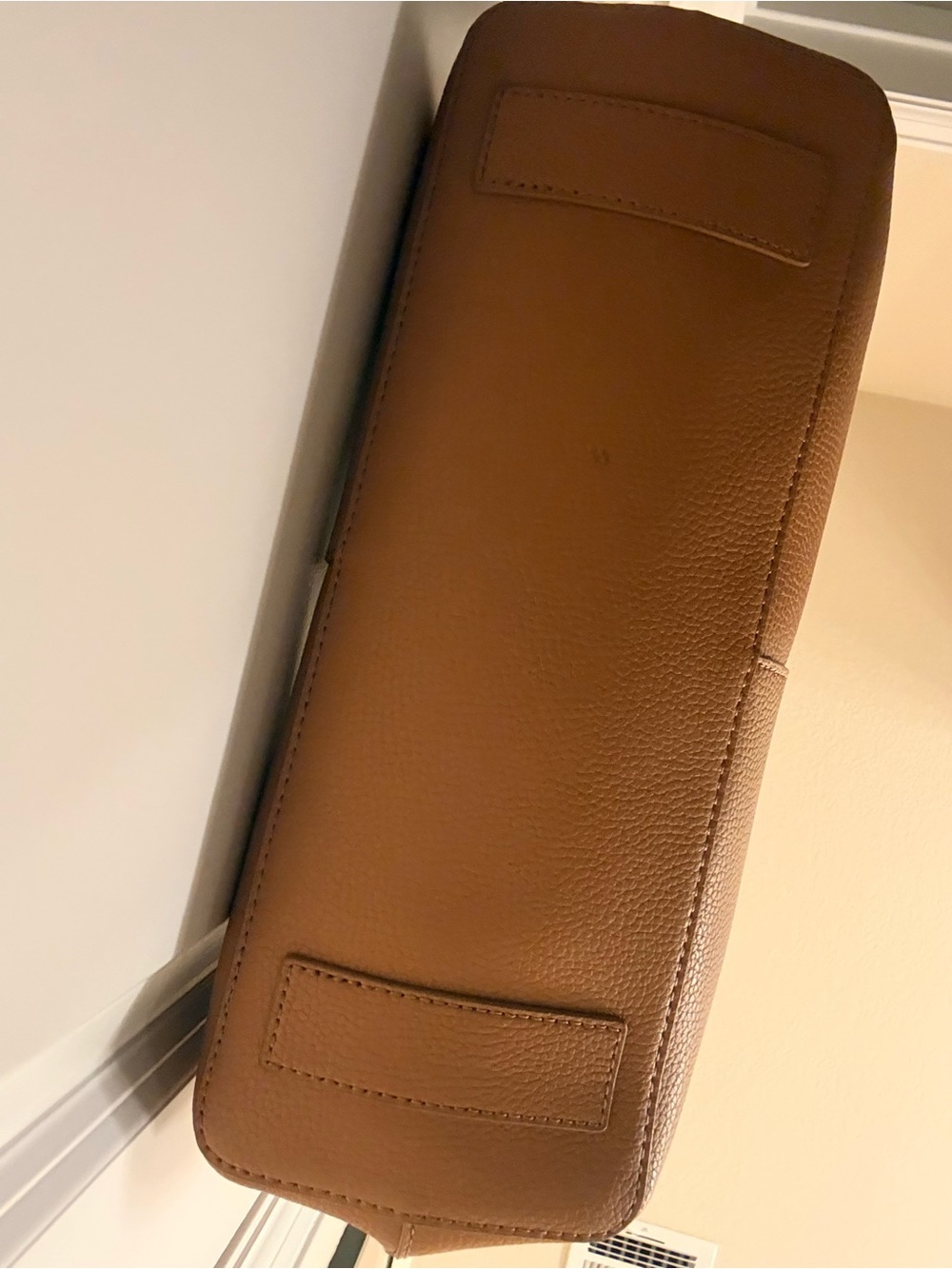 HOBO Pebbled Leather Tan-Cognac Vida  Tote - Picture 2 of 11